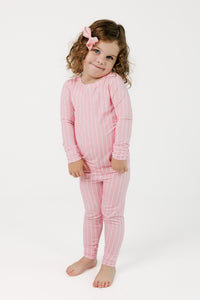 Orchard Pink Stripe Two Piece Set