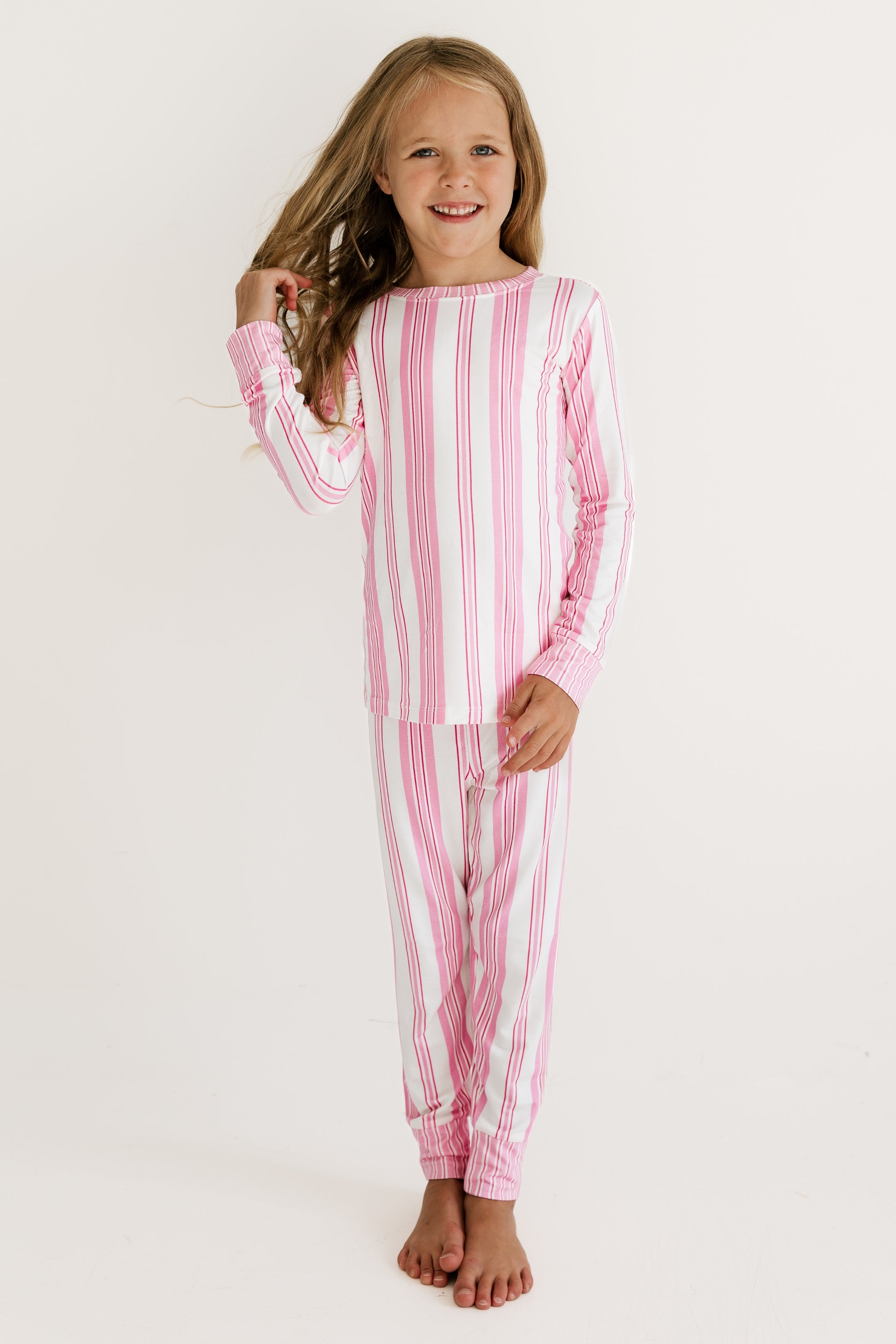 Peony Stripe Two Piece Set