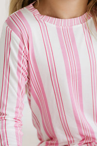 Peony Stripe Two Piece Set