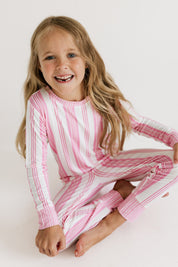 Peony Stripe Two Piece Set