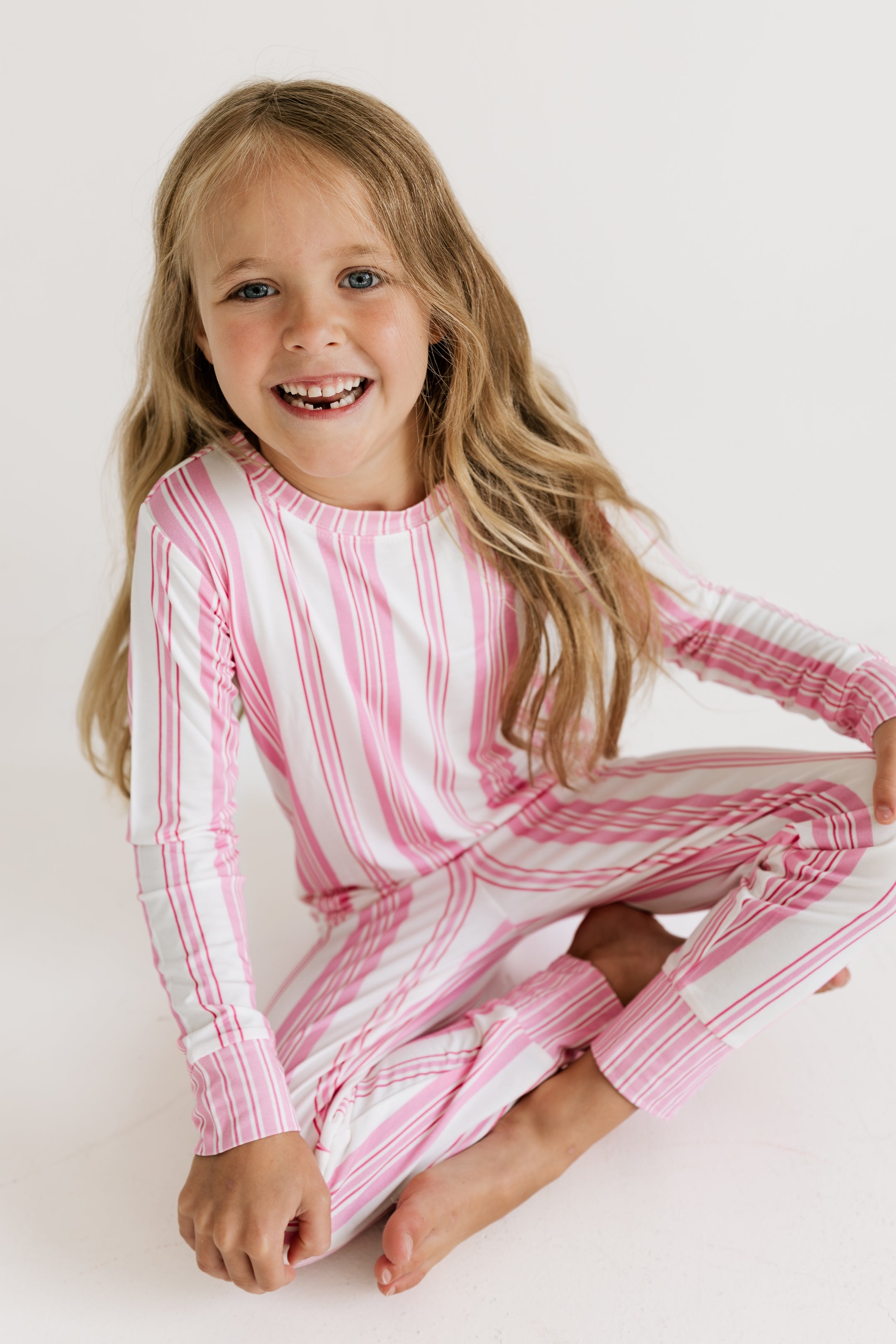 Peony Stripe Two Piece Set