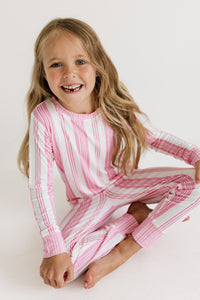 Peony Stripe Two Piece Set