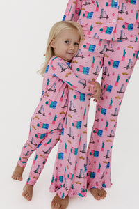 Pink Big Apple Dreams Two Piece Set