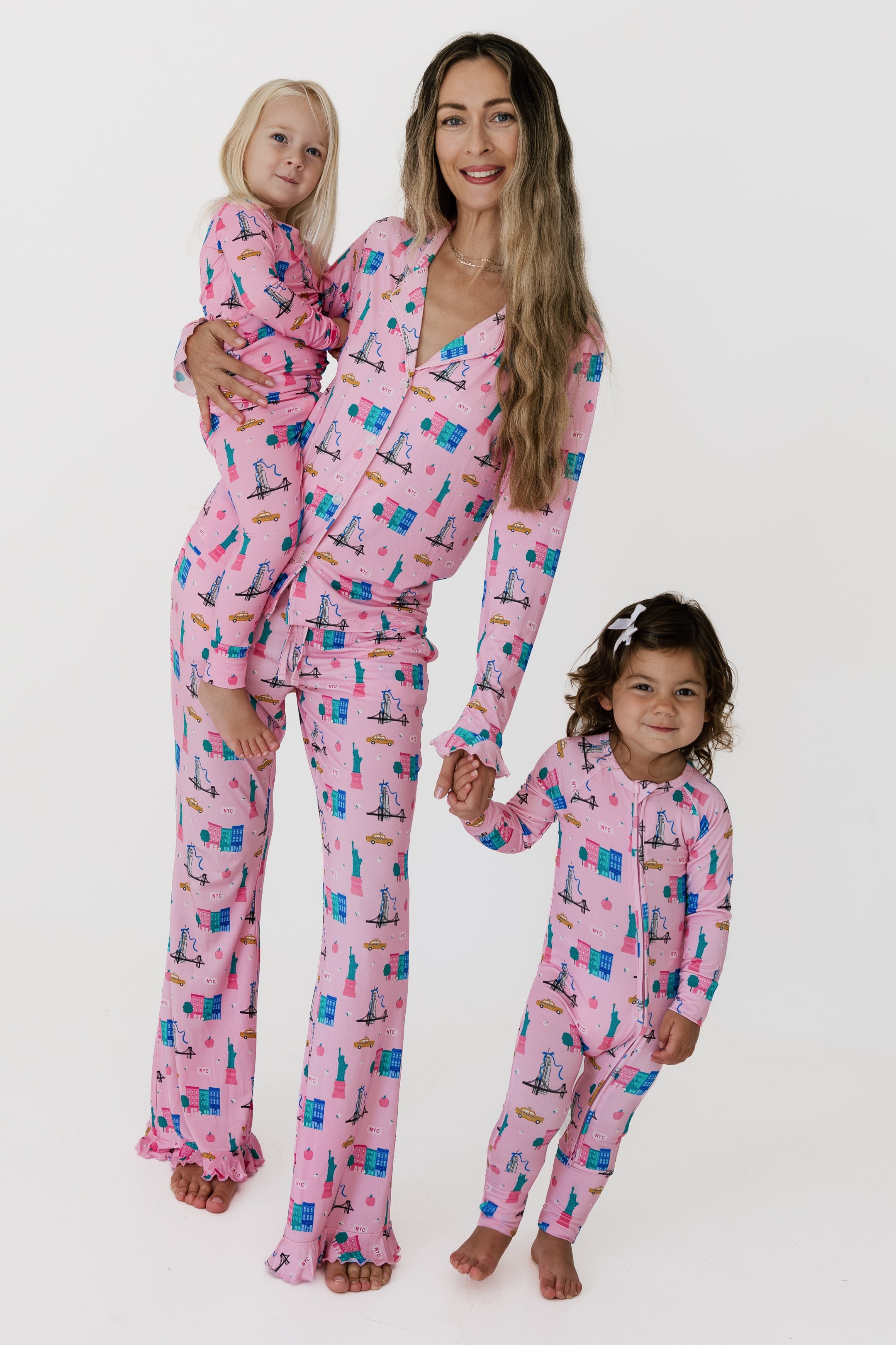 Pink Big Apple Dreams Two Piece Set