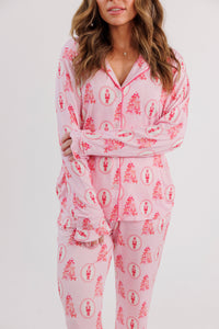Wrapped in Bows Women's Long Sleeve Ruffle Set