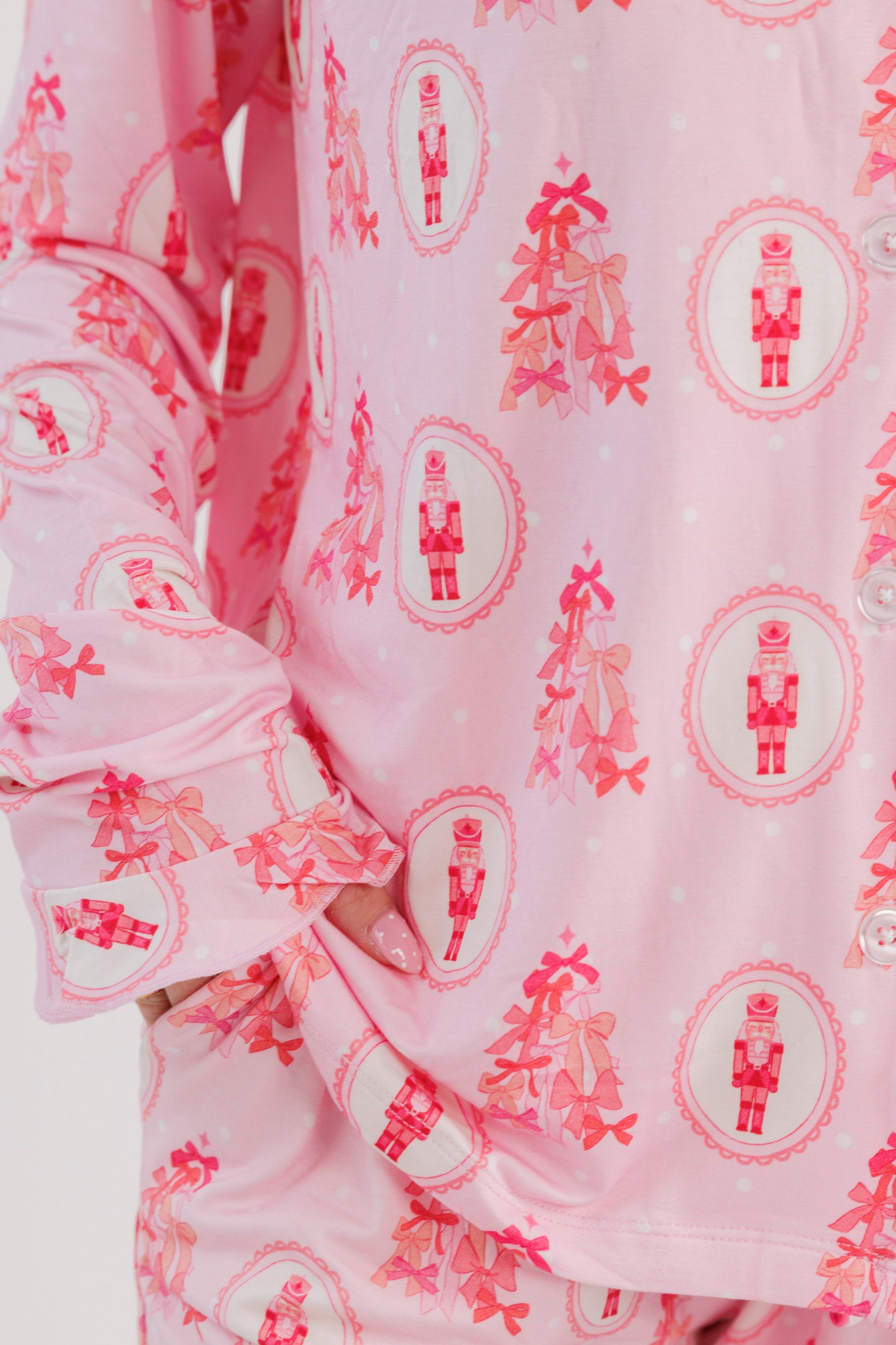 Wrapped in Bows Women's Long Sleeve Ruffle Set