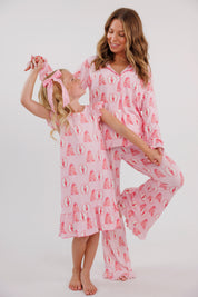 Wrapped in Bows Women's Long Sleeve Ruffle Set