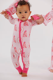 Wrapped in Bows Zipper Romper