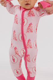 Wrapped in Bows Zipper Romper