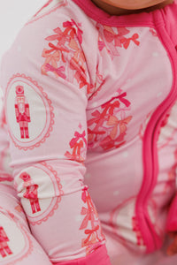 Wrapped in Bows Zipper Romper