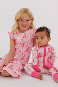 Wrapped in Bows Zipper Romper