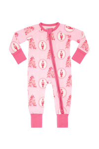 Wrapped in Bows Zipper Romper