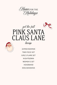 Pink Santa Claus Lane Two Piece Set