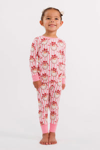 Pink Santa Claus Lane Two Piece Set