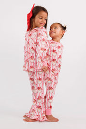 Pink Santa Claus Lane Two Piece Set