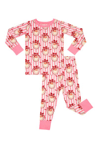 Pink Santa Claus Lane Two Piece Set