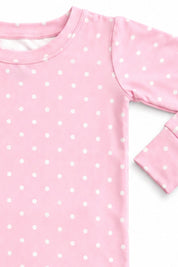 Pink and White Polka Dot Two Piece Set