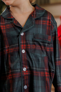 Holiday Heritage Plaid Kids' Long Sleeve Button Up Set