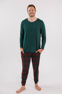 Holiday Heritage Plaid Men's Top