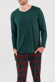 Holiday Heritage Plaid Men's Top