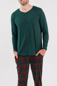 Holiday Heritage Plaid Men's Top