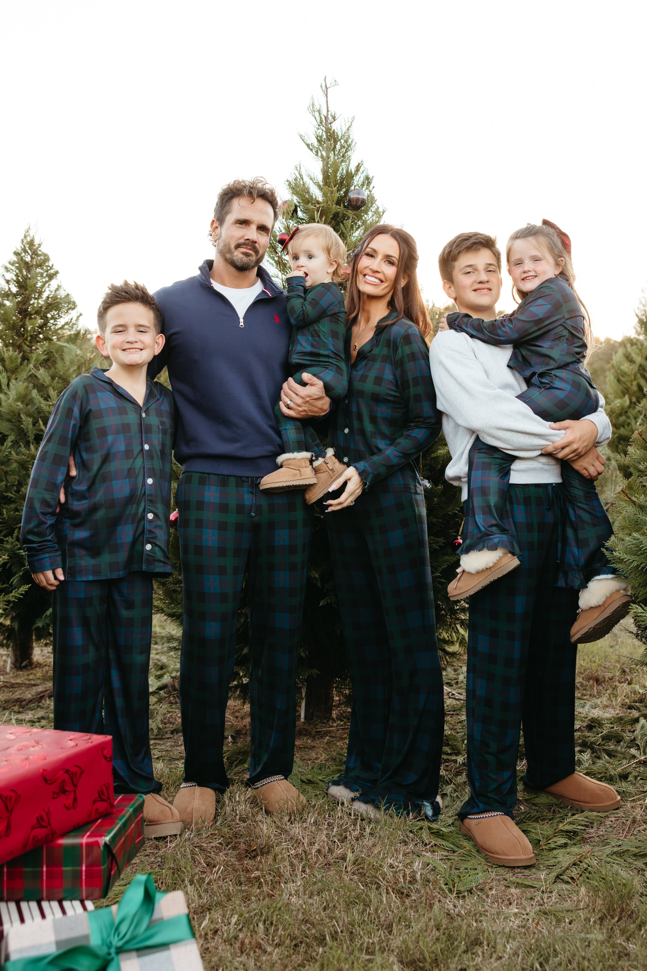 Dark Blue Plaid Men's Straight Leg Pant - IMJ x Sarah Knuth