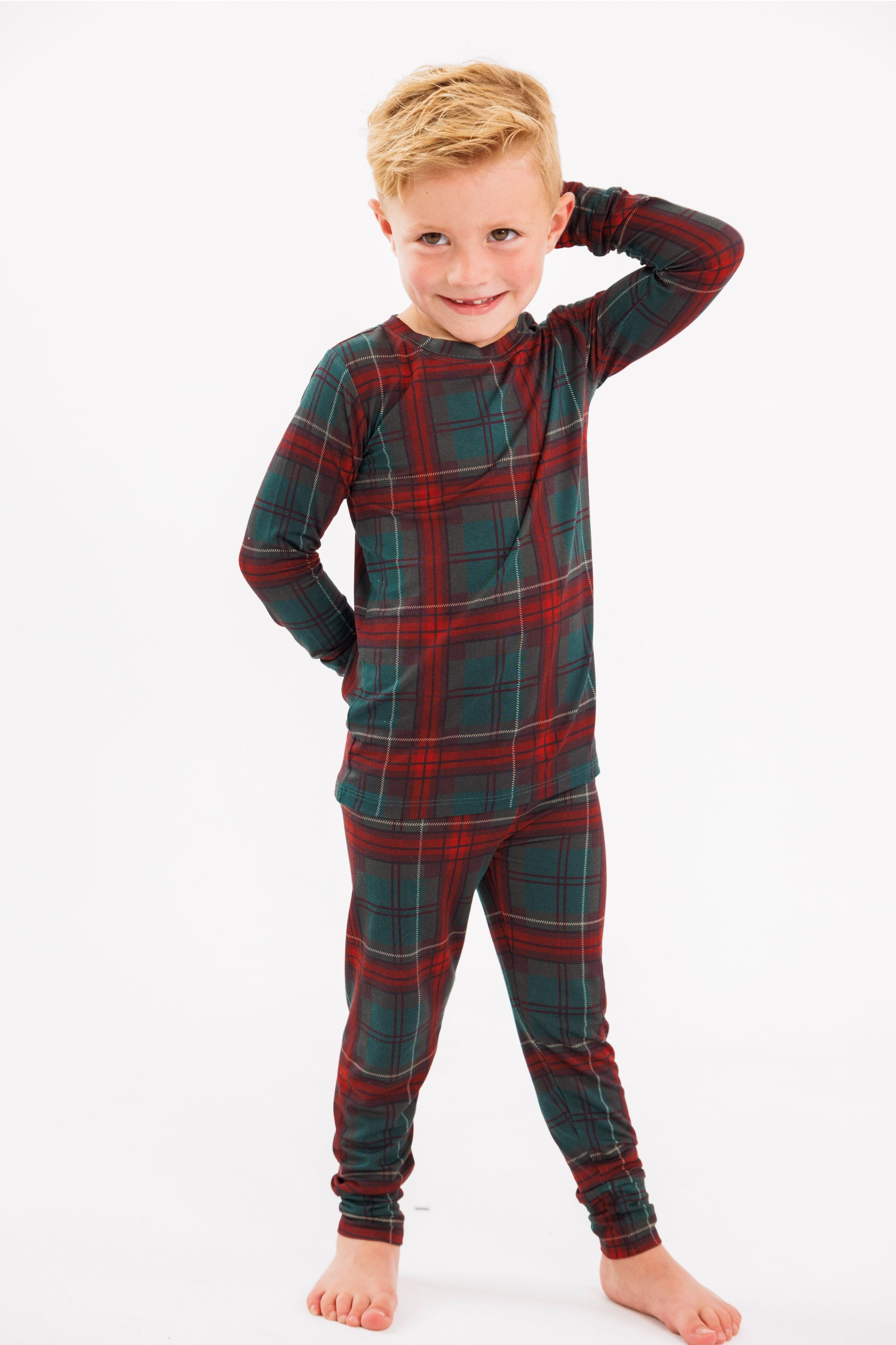 Holiday Heritage Plaid Two Piece Set