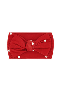 Ruby Polka Dot Headband