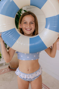 Sea Blue Polka Dot Bikini