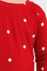 Ruby Polka Dot Two Piece Set