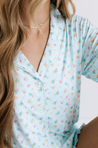 Poppy Blue Women's Short Set