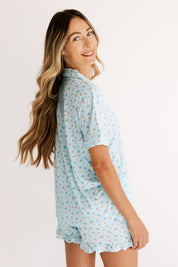 Poppy Blue Women's Short Set