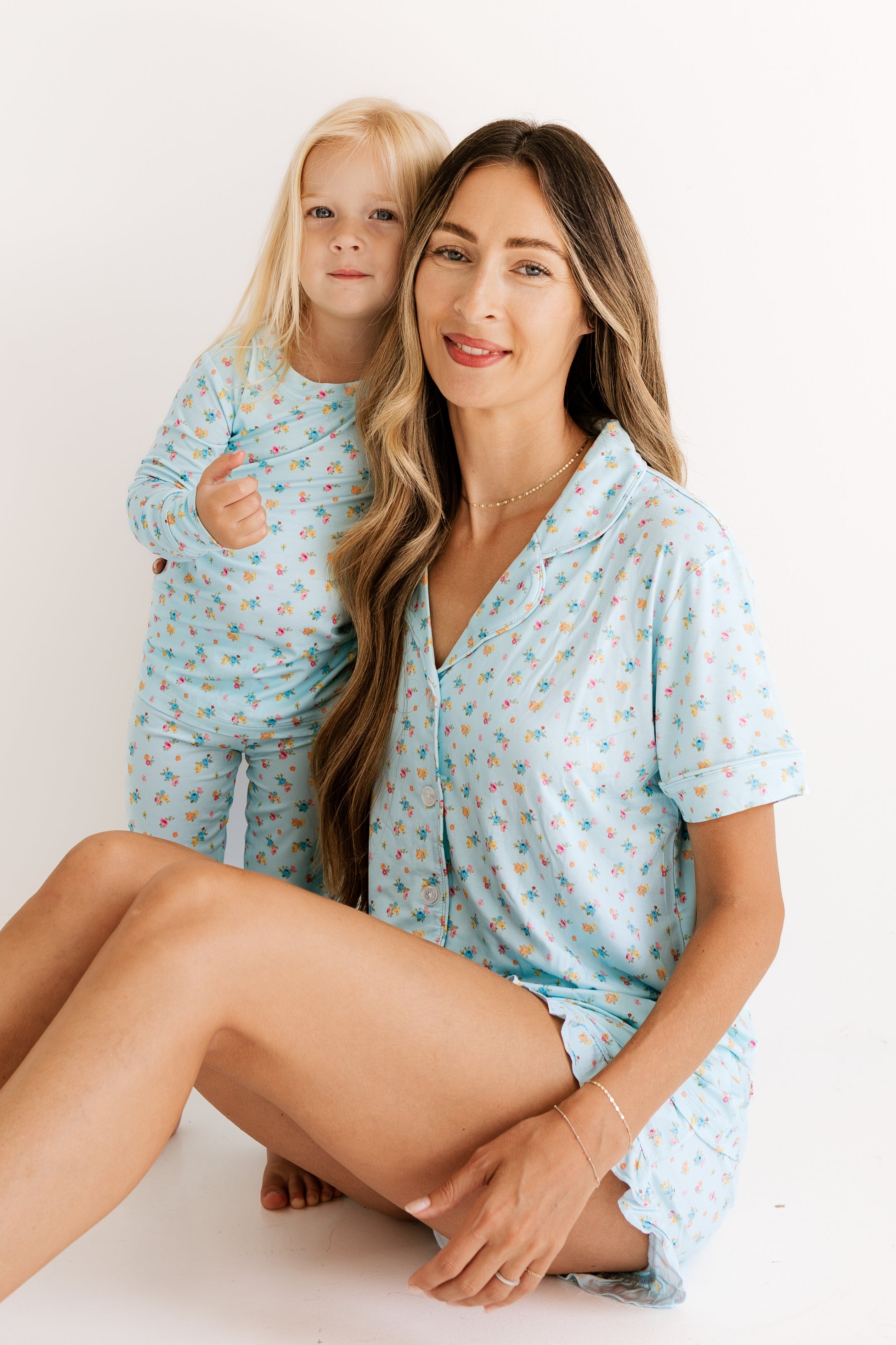 Poppy Blue Women's Short Set