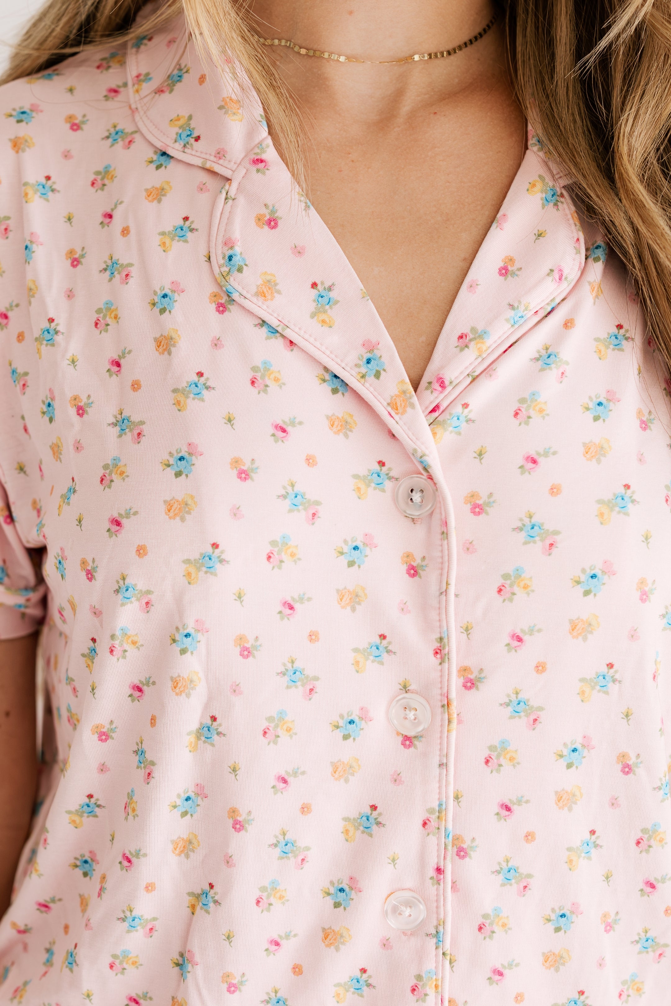 Poppy Pink Women's Short Set | Matching Family Pajamas | In My Jammers