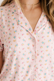 Poppy Pink Women's Short Set
