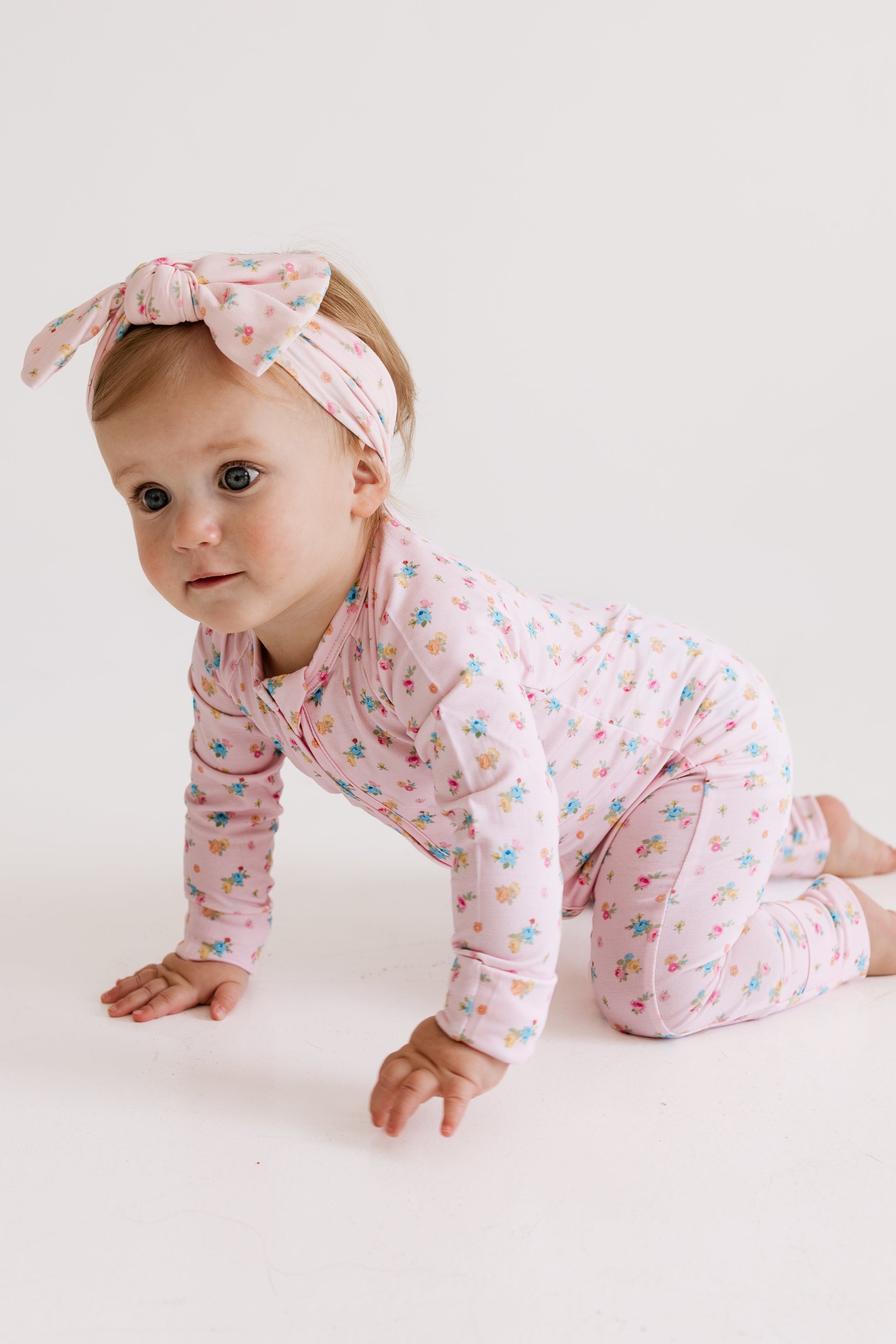 Poppy Pink Zipper Romper
