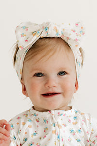 Poppy White Headband
