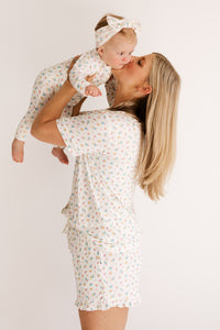 Poppy White Women's Short Set