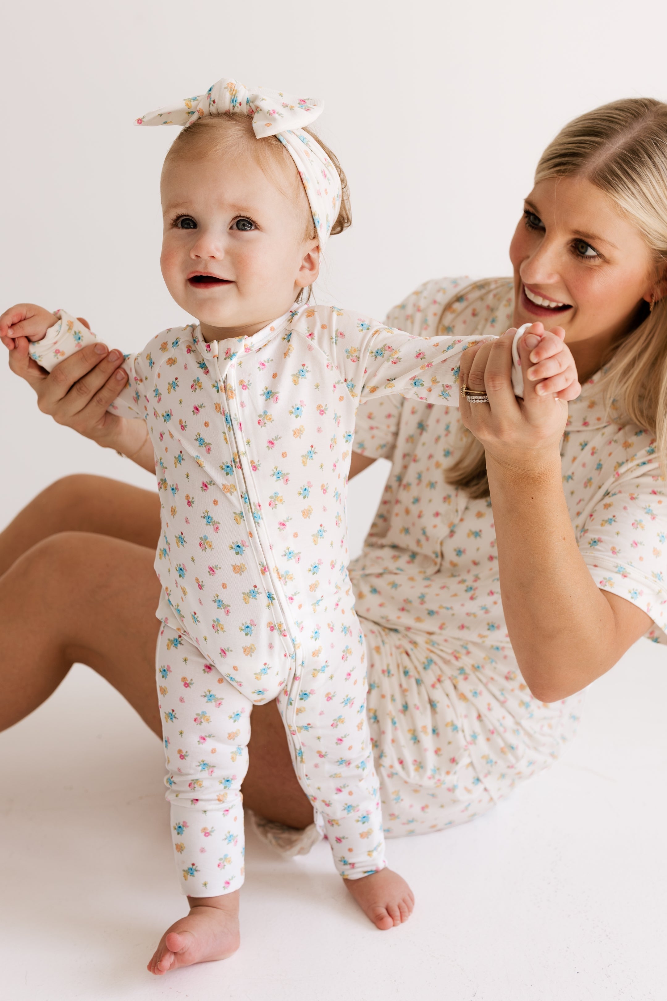 Poppy White Zipper Romper