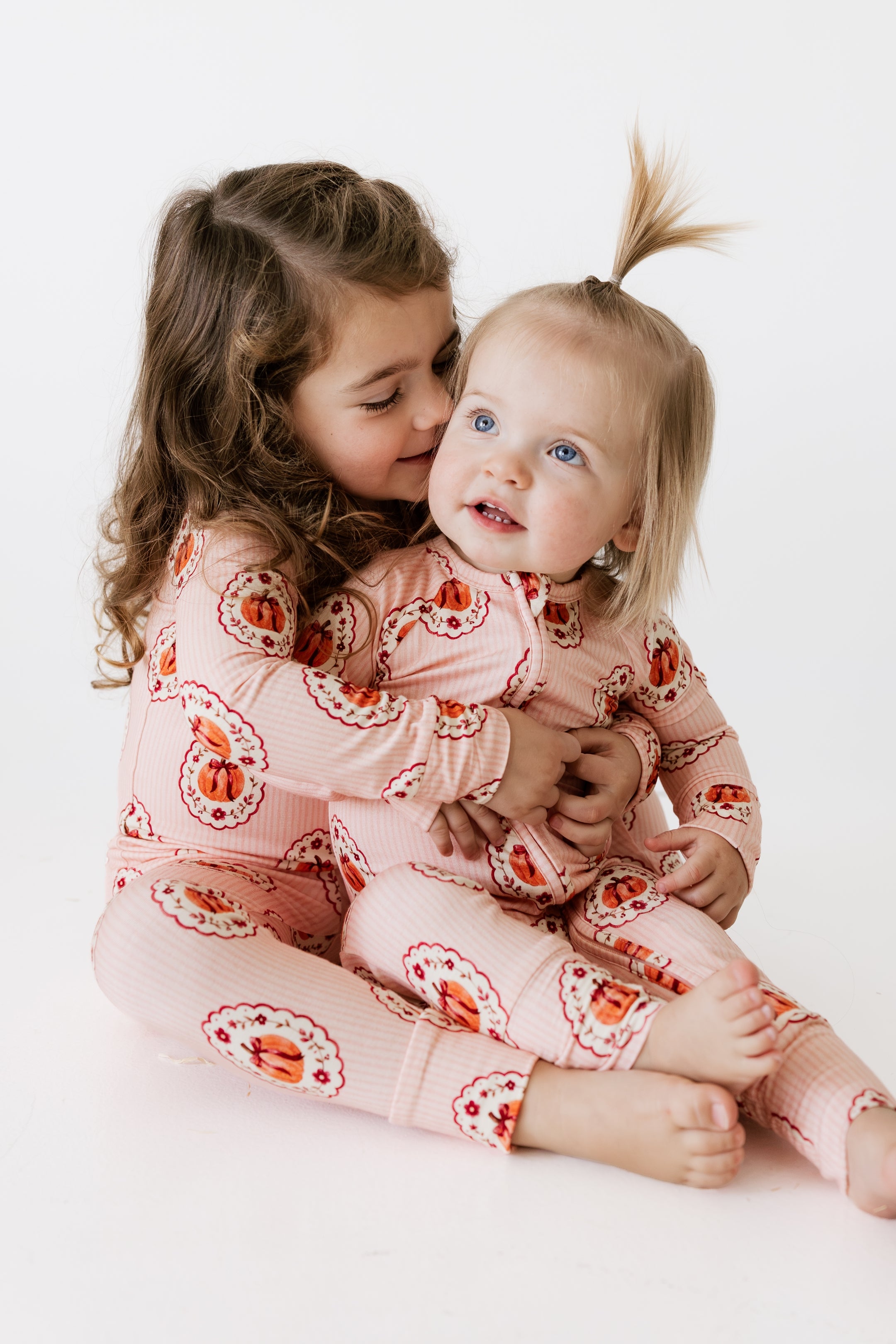 Pumpkin Blossom Zipper Romper