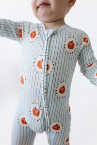 Pumpkin Explore Zipper Romper
