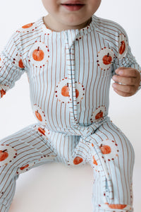 Pumpkin Explore Zipper Romper