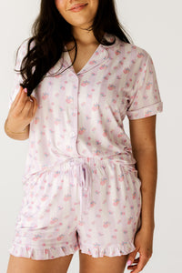 Purple Harper Women's Short Set