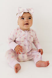 Purple Harper Zipper Romper