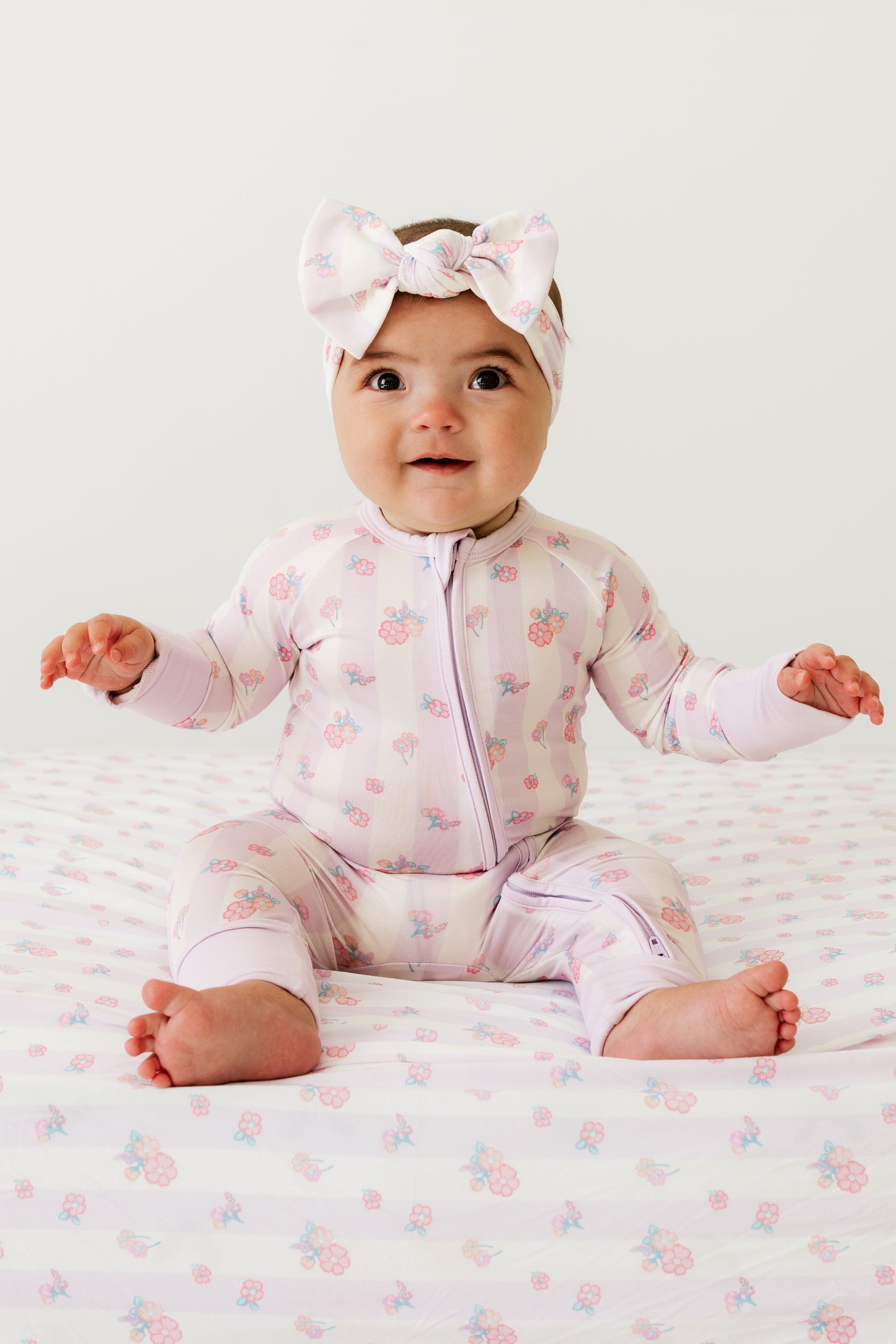 Purple Harper Zipper Romper