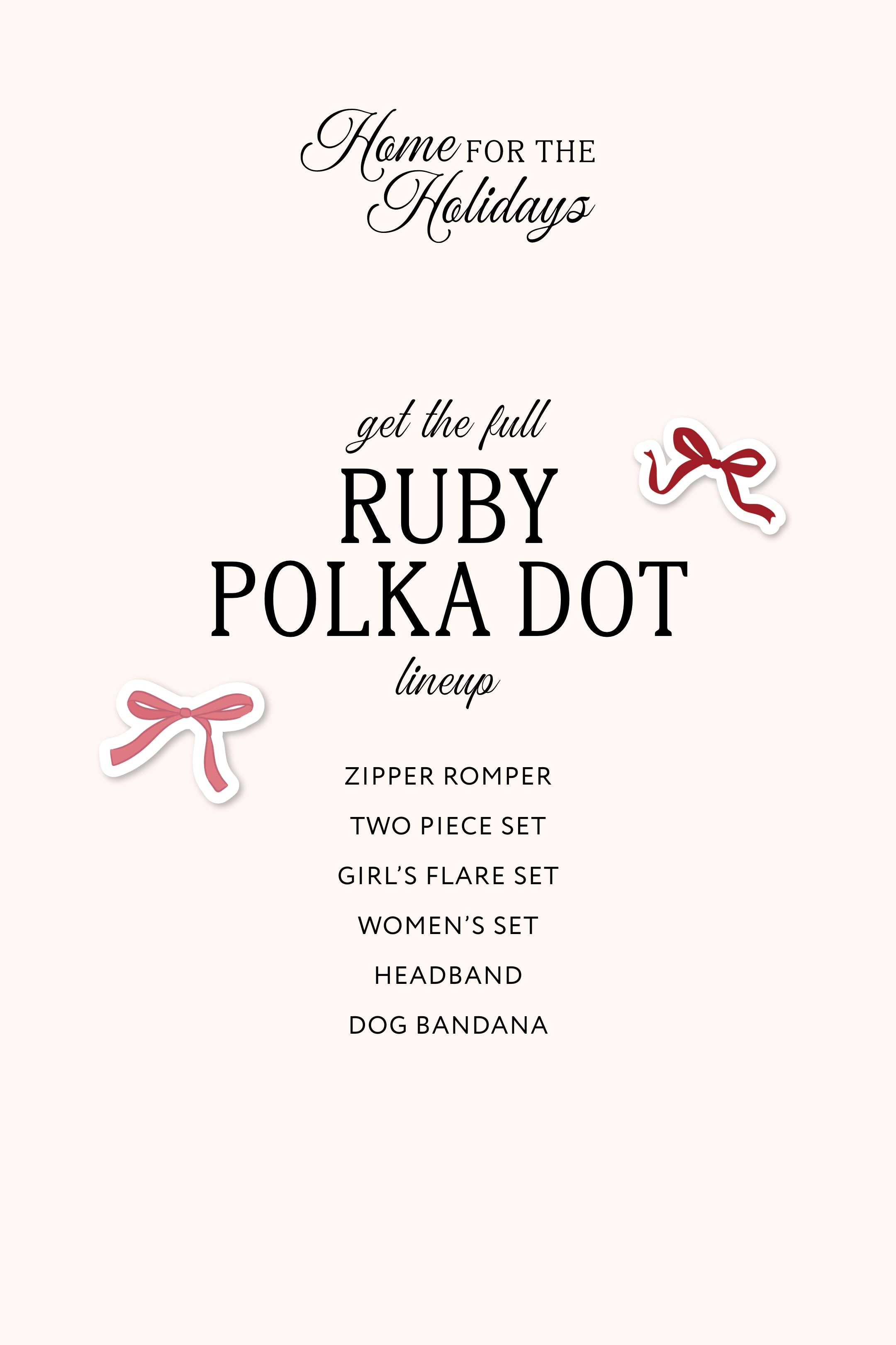 Ruby Polka Dot Girls' Long Sleeve Ruffle Flare Set