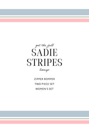 Sadie Stripes Women's Short Set
