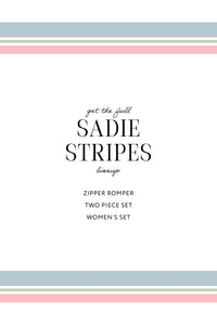 Sadie Stripes Women's Short Set