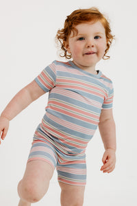 Sadie Stripes Two Piece Short Set