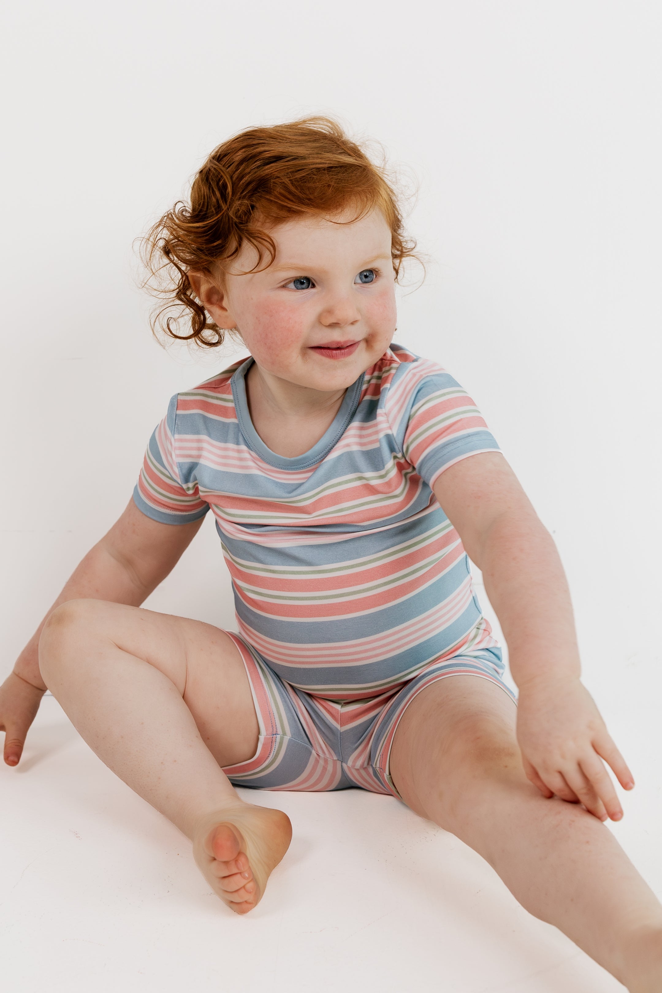 Sadie Stripes Two Piece Short Set